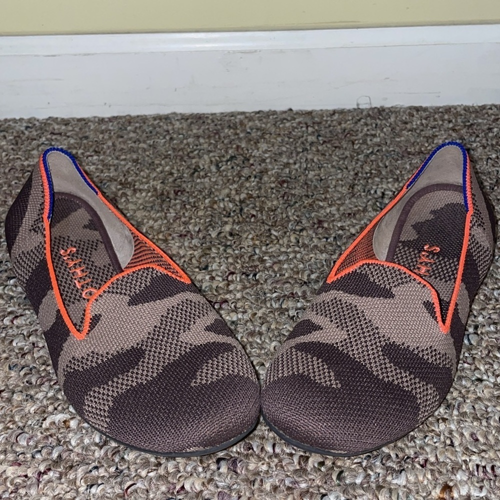 Womens ROTHY’S Camo Print Loafers, EUC Limited Edition Style/Color - Picture 4 of 10